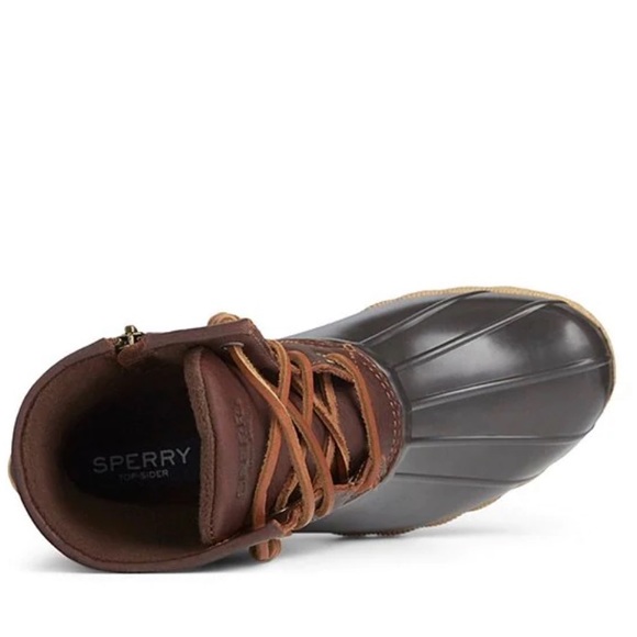 Women's Sperry Brown Saltwater Duck Boot - Picture 4 of 9